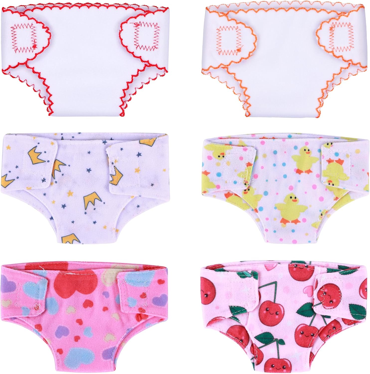 BABESIDE Reusable Doll Diapers for Realistic Baby Dolls