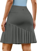 PINSPARK Golf Skorts for Women 20 in High Waisted Knee Length - Tummy