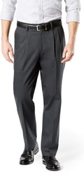 Dockers Men's Classic Fit Signature Lux Cotton Pleated (Style 7KC1)