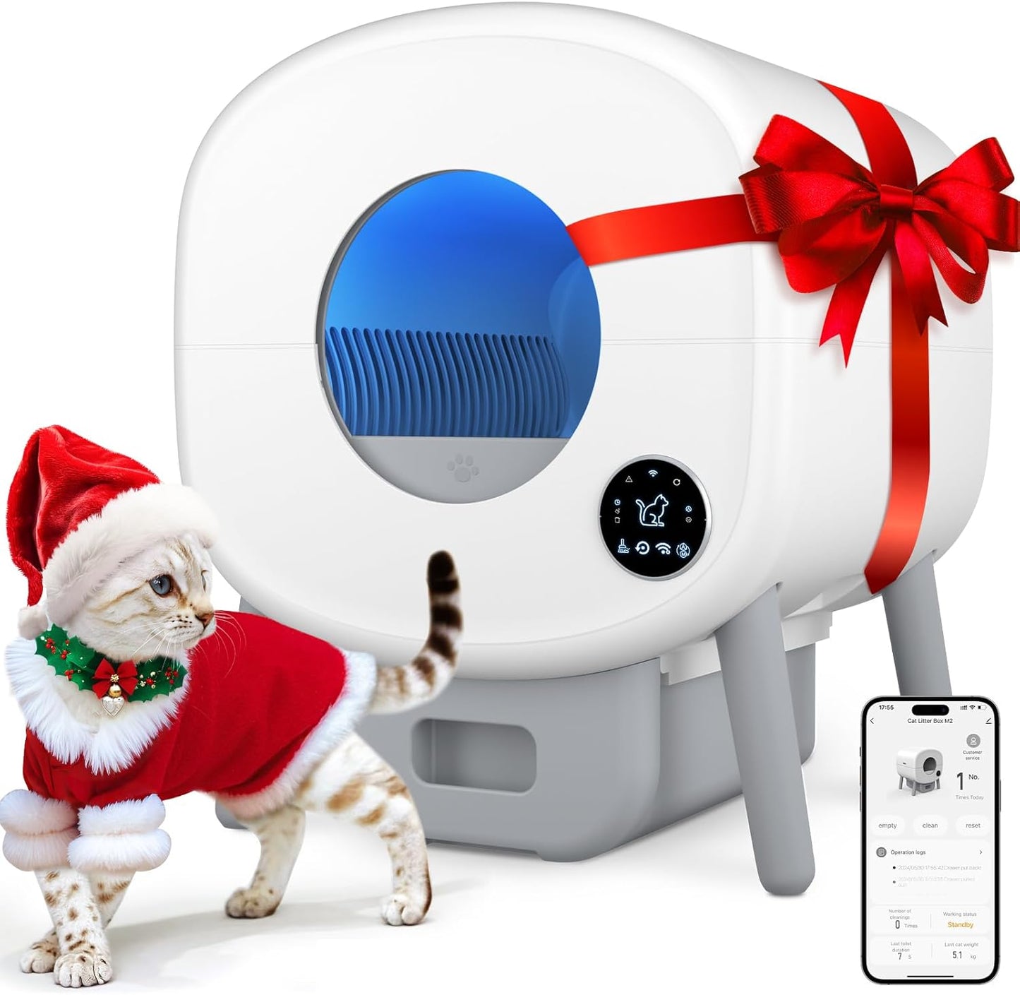 Cumrige Self Cleaning Litter Box with Smart App Control
