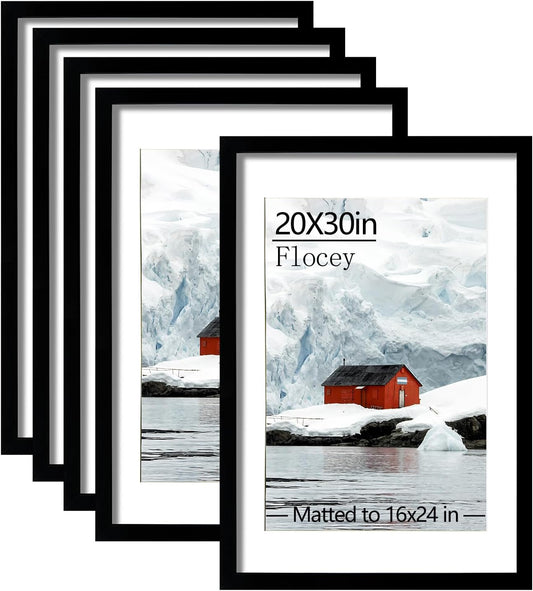 20x30 Picture Frame Set of 5 for Horizontal or Vertical Display
