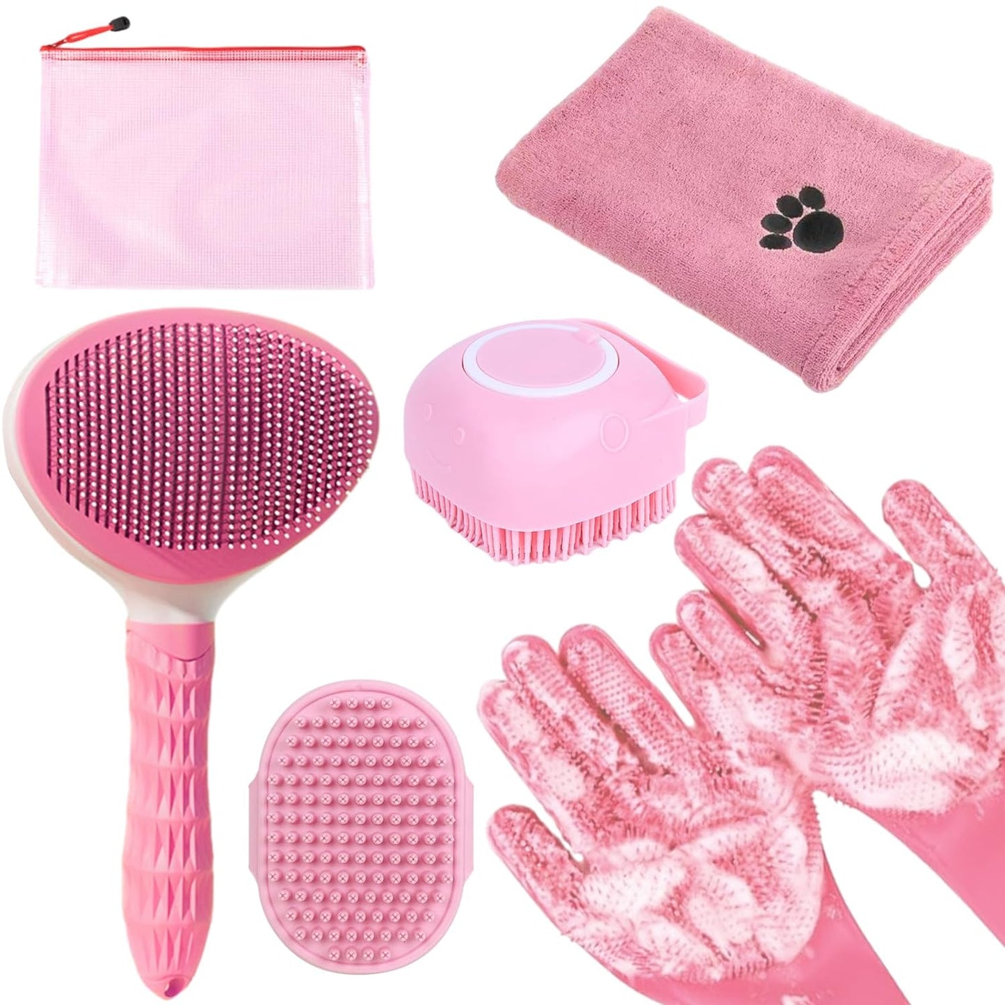 Bath Grooming Kit for Pets - Ultimate Hair Care Set!