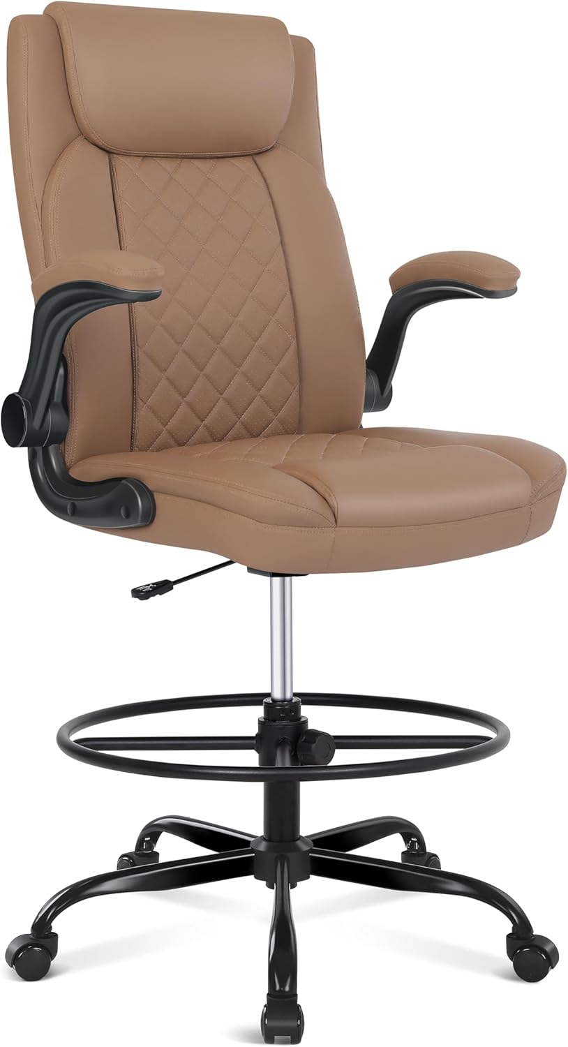 Misolant Drafting Chair: Ergonomic Tall Office Chair for Comfort