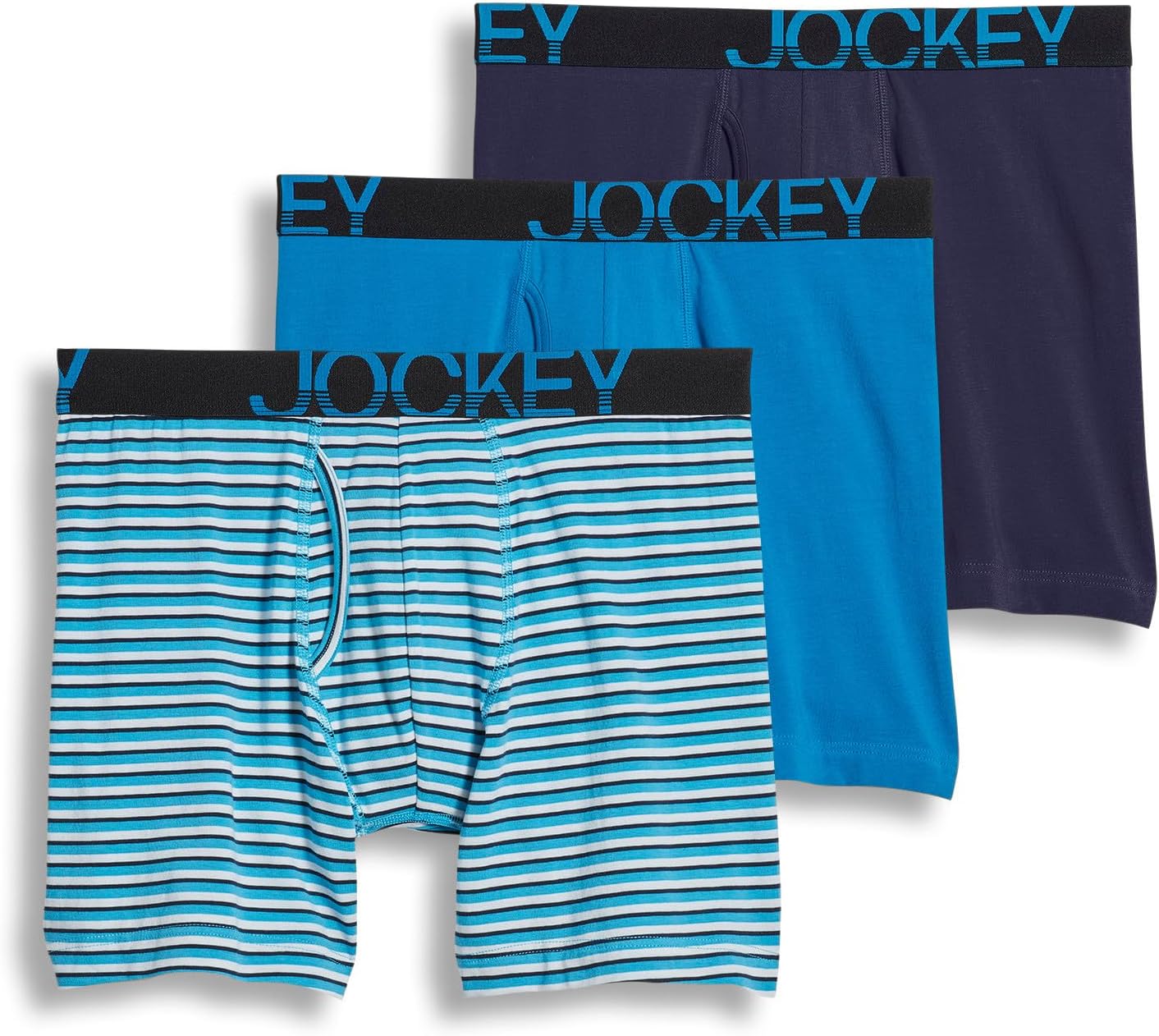 Jockey Men's Underwear ActiveStretch 7in Long Leg Boxer Briefs