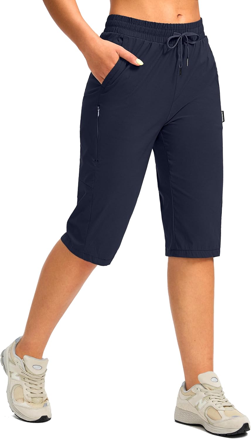 G Gradual Women's 15in Long Shorts for Hiking and Outdoor Fun