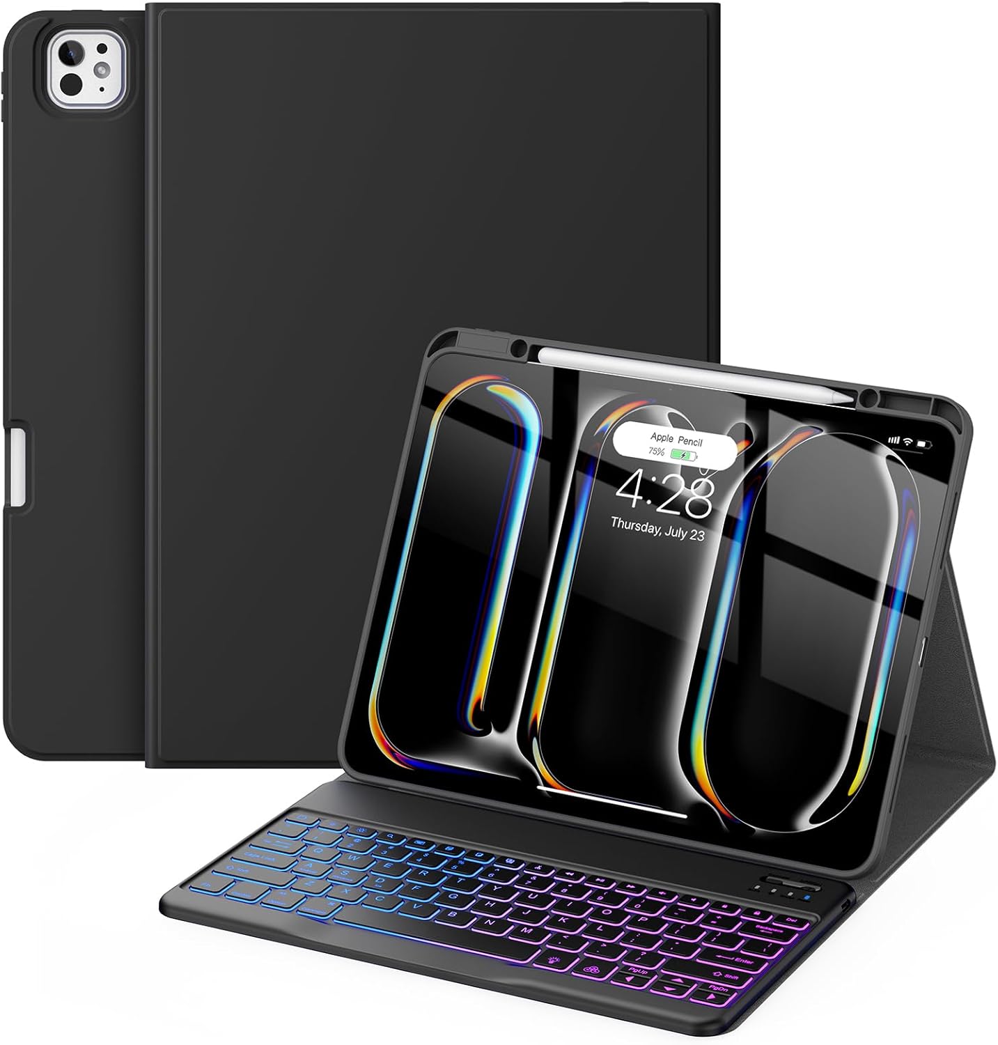 Soke Keyboard Case for iPad Pro 13 Inch with Backlight Keys