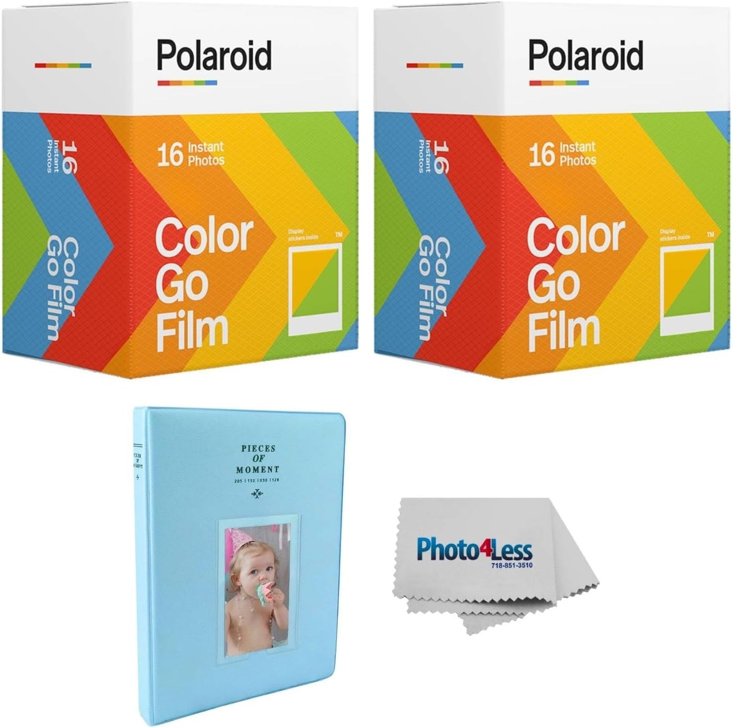 Polaroid GO Color Instant Film Double Pack with Photo Album