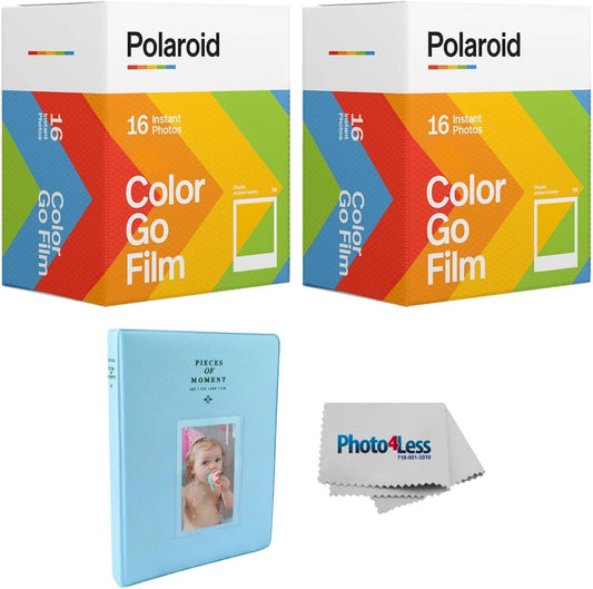 Polaroid GO Color Instant Film Double Pack with Photo Album