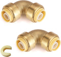 150-Pack Pushfit 90 Degree Elbow 1/2in x 1/2in - Bulk Push-to-Connect