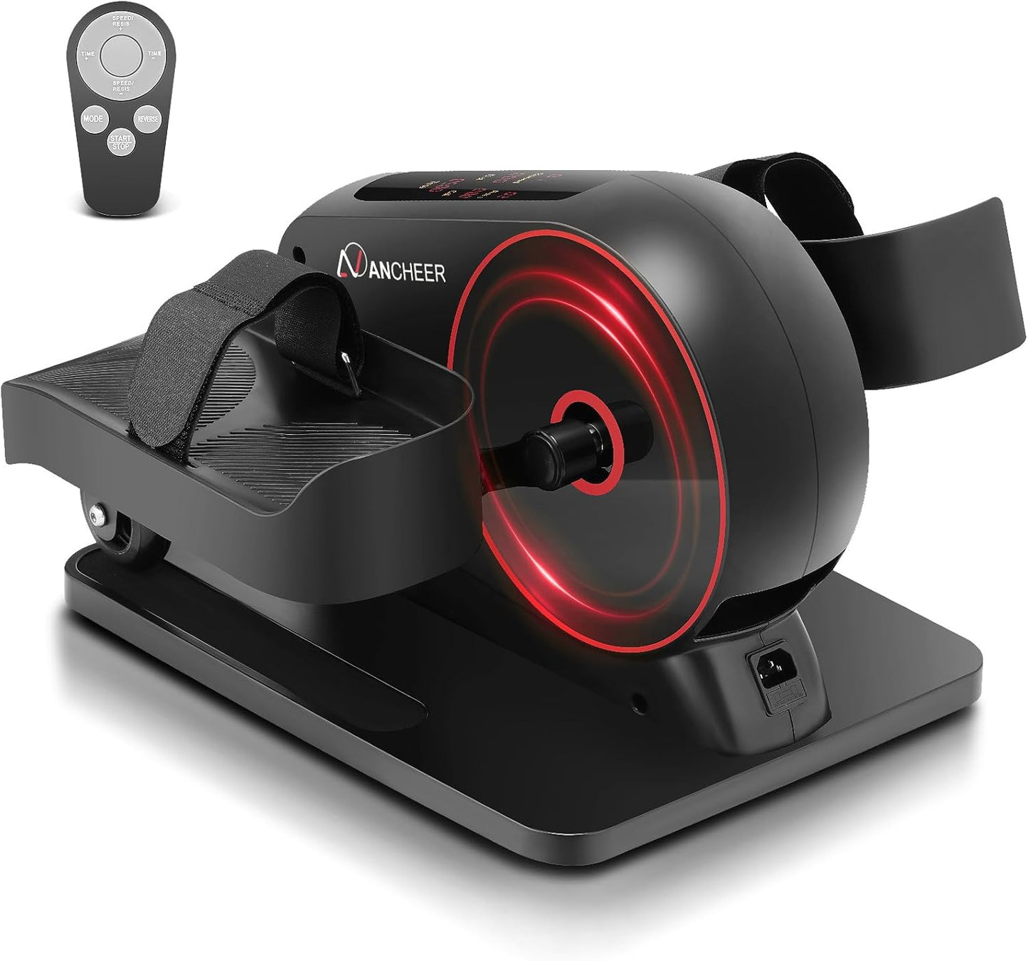 Under Desk Elliptical Machine for Seniors with Remote Control