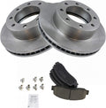 TRQ Front Brake Pad & Rotor Kit Compatible with 2005-2012 F-250/F-350
