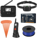 2-in-1 Wired Dog Fence & Remote Training Collar - Precise Containment