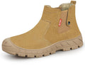 Welding Work Boots for Men Slip on Steel Toe Shoes - Fireproof Jewelry