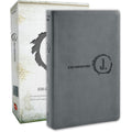 Jesus-Centered Bible NLT, Charcoal - Blue Lettering Highlights Jesus
