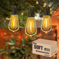 Achin Outdoor String Lights 50ft ST38 Edison - Dimmable Warm Glow