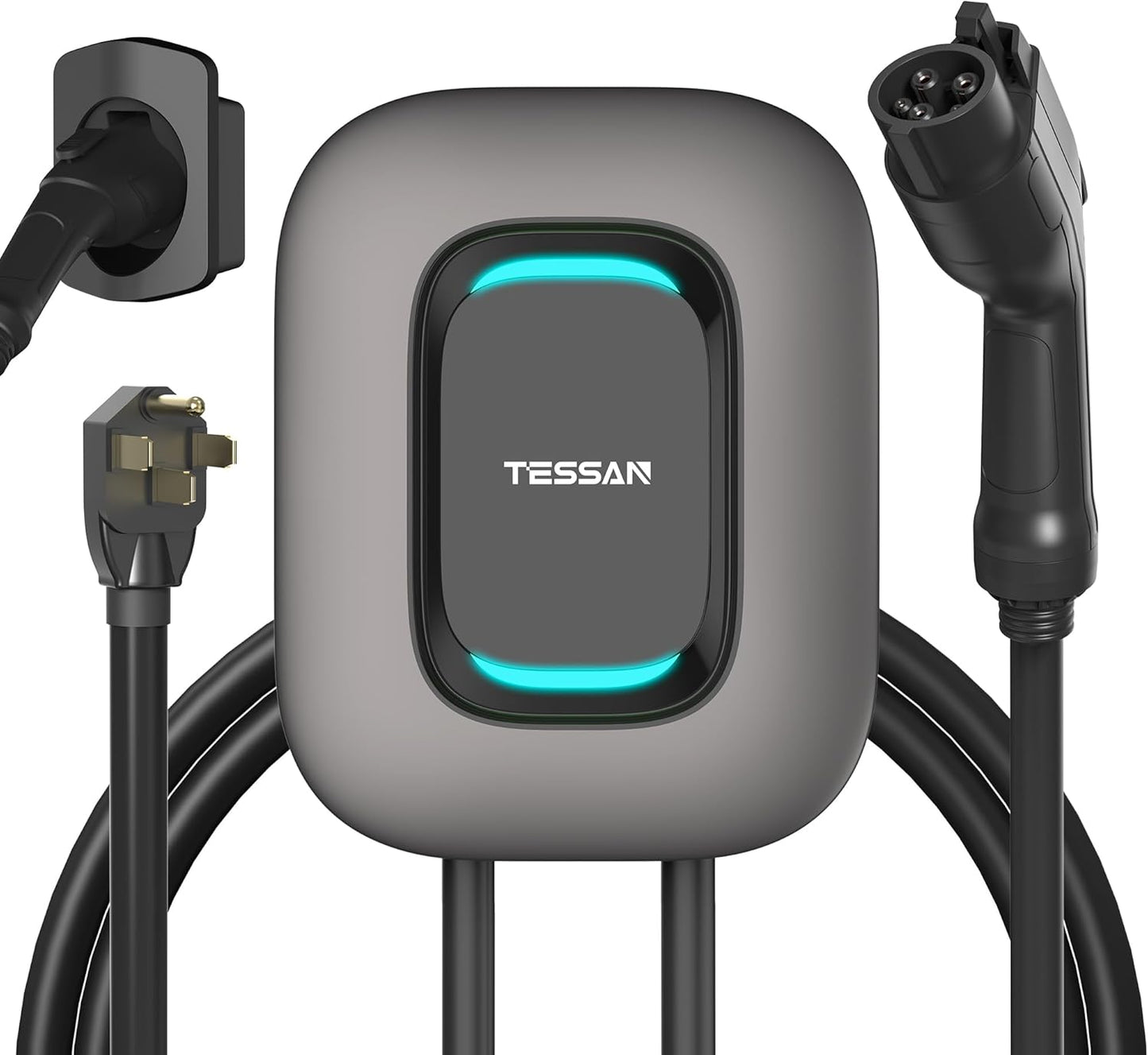 Fast Charging EV Station by TESSAN | 40A/240V | 25ft Cable