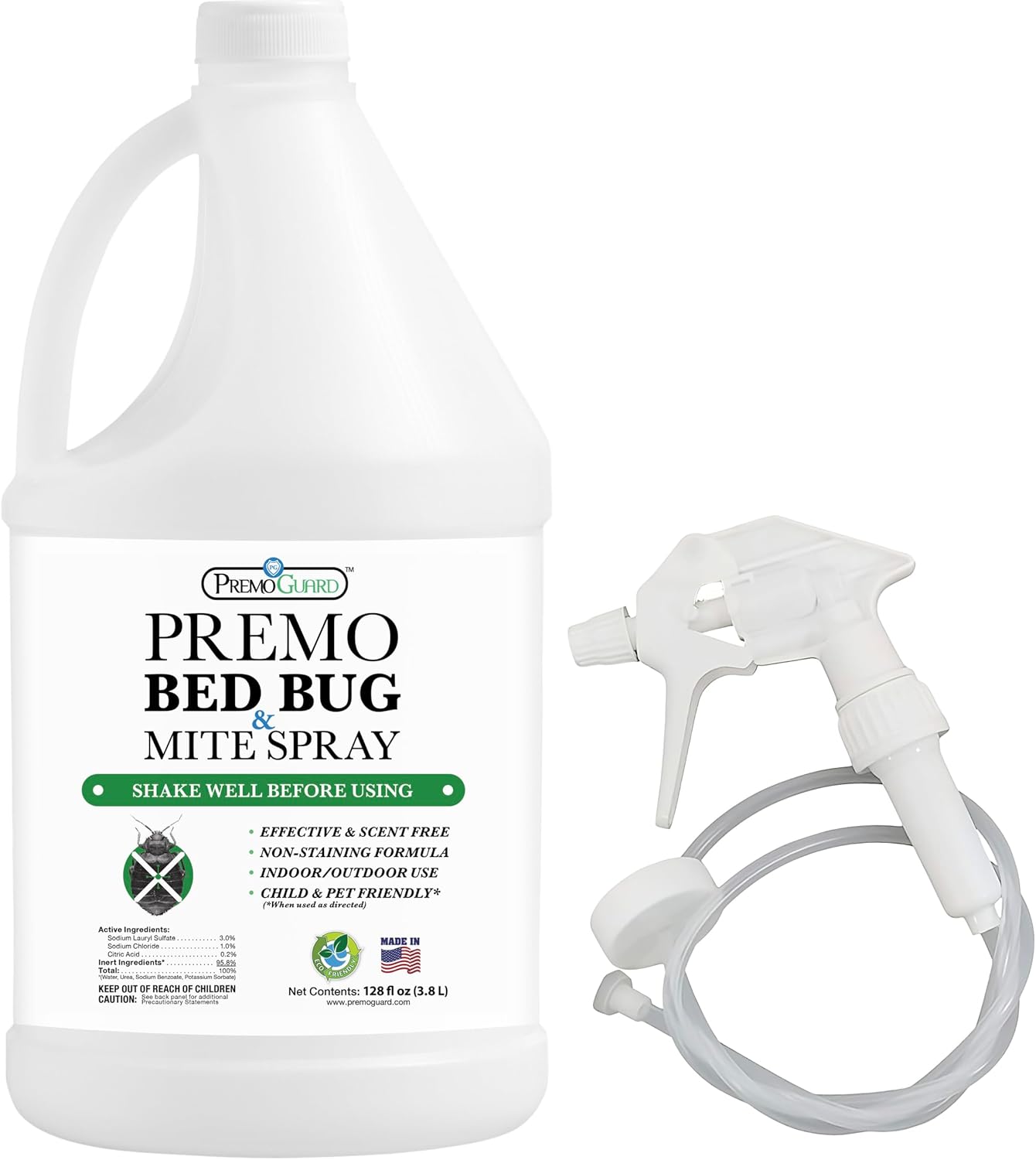 Premo Guard Bed Bug Killer Spray - Natural & Safe Solution