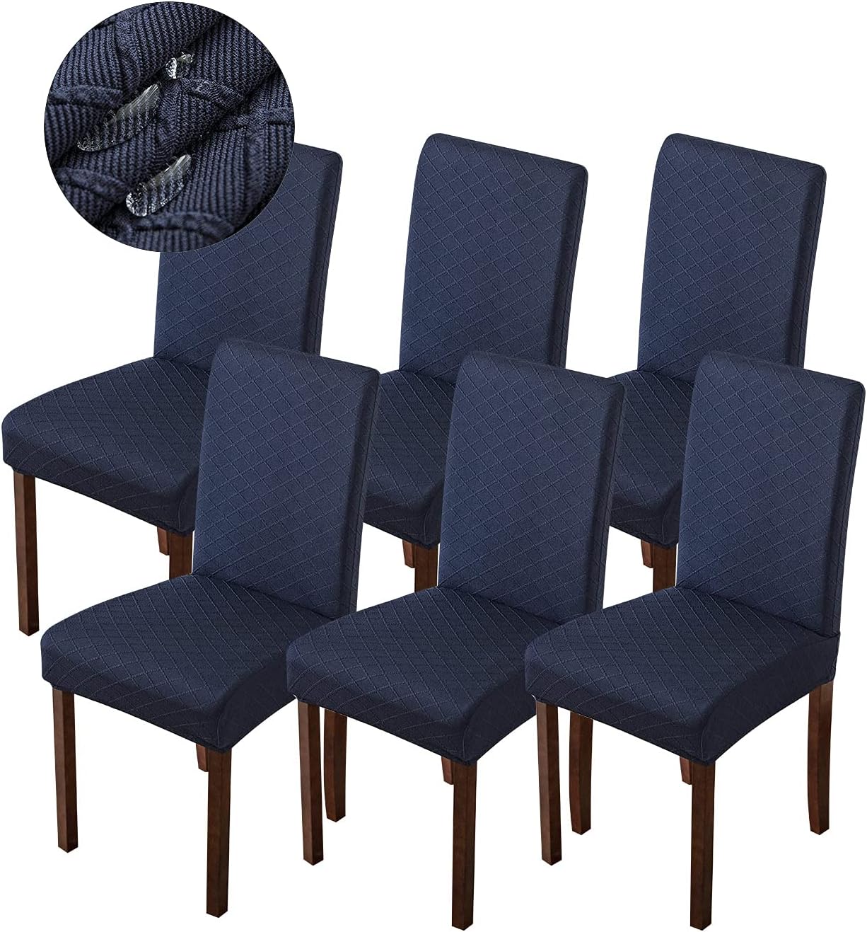 Genina Waterproof Chair Covers for Dining Room and Kitchen Use