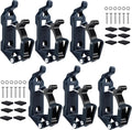 6Pcs Shovel Mount for Roof Rack - Heavy Duty Quick Release Clamp