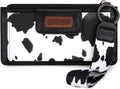 Wrangler Cow Print Wallet for Women Wristlet Large Clutch - Stylish