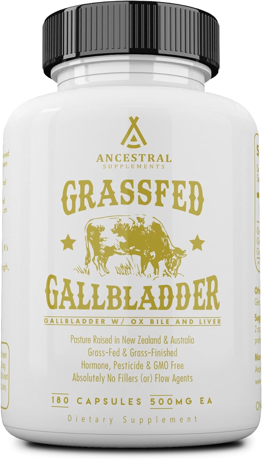 Grass Fed Beef Gallbladder Supplements for Digestive Health