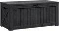 Flamaker Resin Deck Box 120 Gallon Waterproof Outdoor Storage