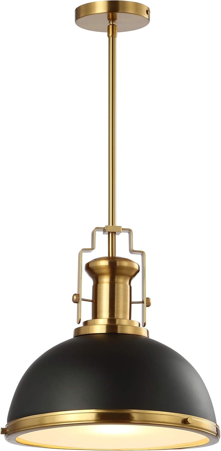 Modern Industrial Iron LED Dome Pendant for Classic Spaces
