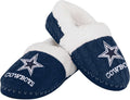 Women's NFL Team Color Moccasin Slippers - Plush Cushioning