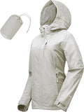 Packable Rain Jacket Women Lightweight Waterproof (Style ZFGV)
