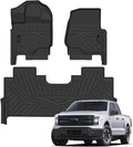 Auxko All Weather Floor Mats Fits Ford F150 Supercrew 2015-2025 - Rear
