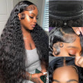 13x6 Glueless Deep Wave Human Hair Wig - Ready to Wear 24in