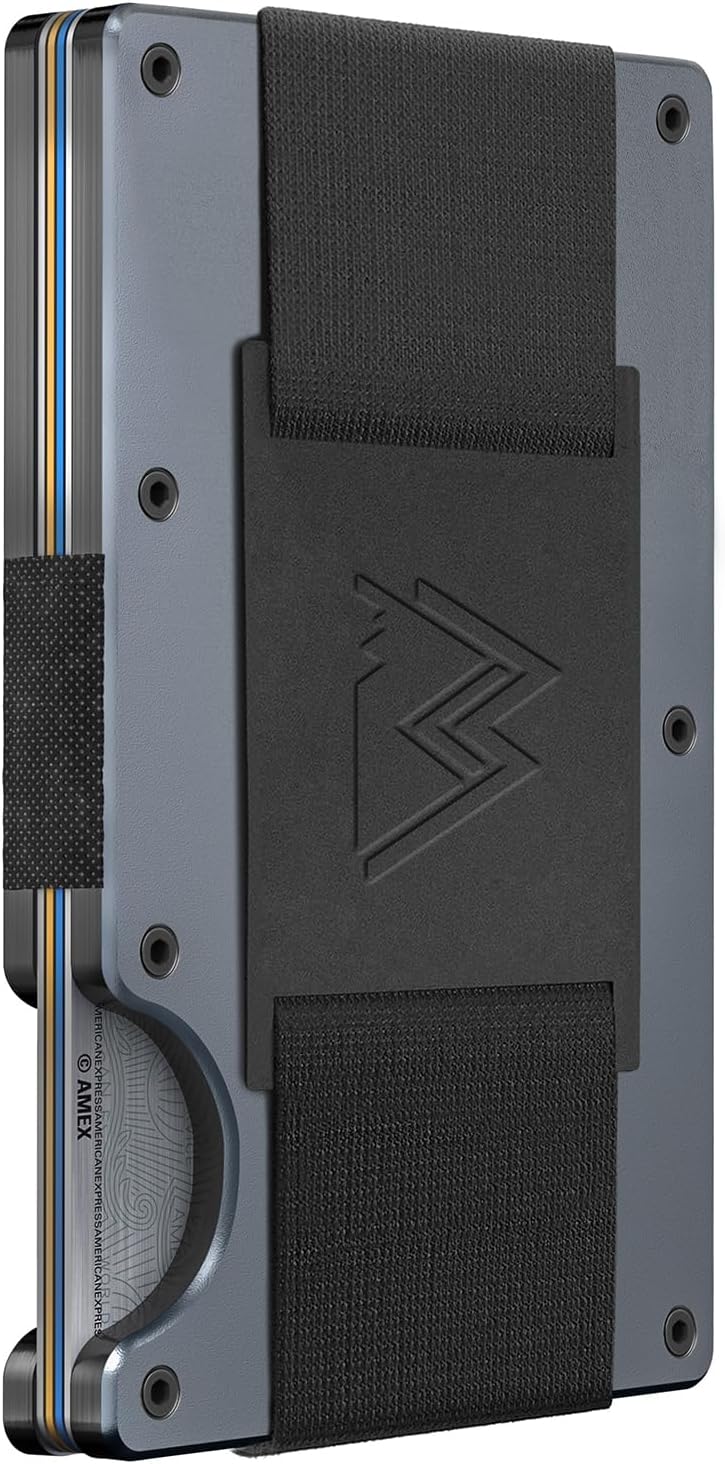 Minimalist Cash Strap Wallet - Slim RFID Blocking Design