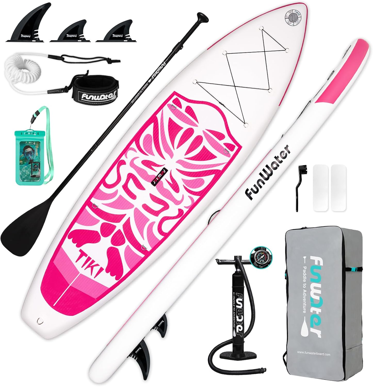 FunWater Inflatable Ultra-Light Stand Up Paddle Board for All