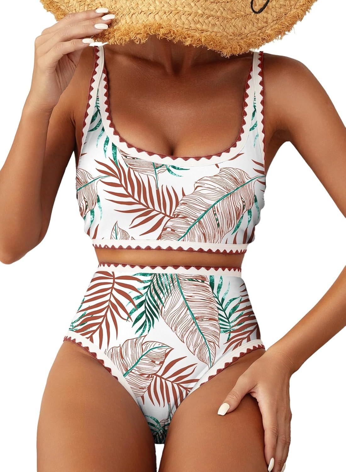 Herseas Women's Floral Print High Waisted Bikini Set Review