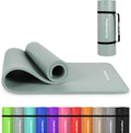 Yoga Mat Premium Non Slip Thick Exercise Mat - Cushioned 0.6 in