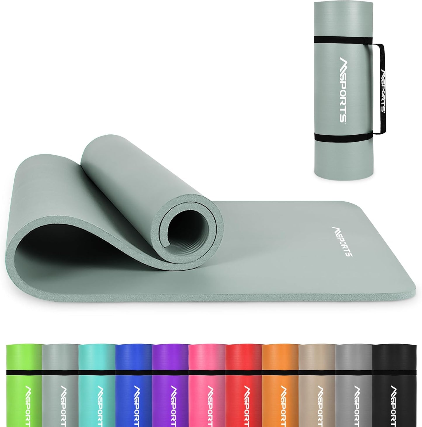 Premium Non Slip Thick Yoga Mat for Comfortable Home Workouts