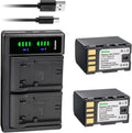 Kastar 2-Pack BN-VF823 Battery and LTD2 USB Charger Replacement - Dual