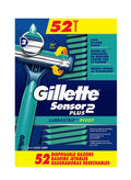 Gillette Sensor2 Plus Disposable Razor 52 Pack - Reliable Value