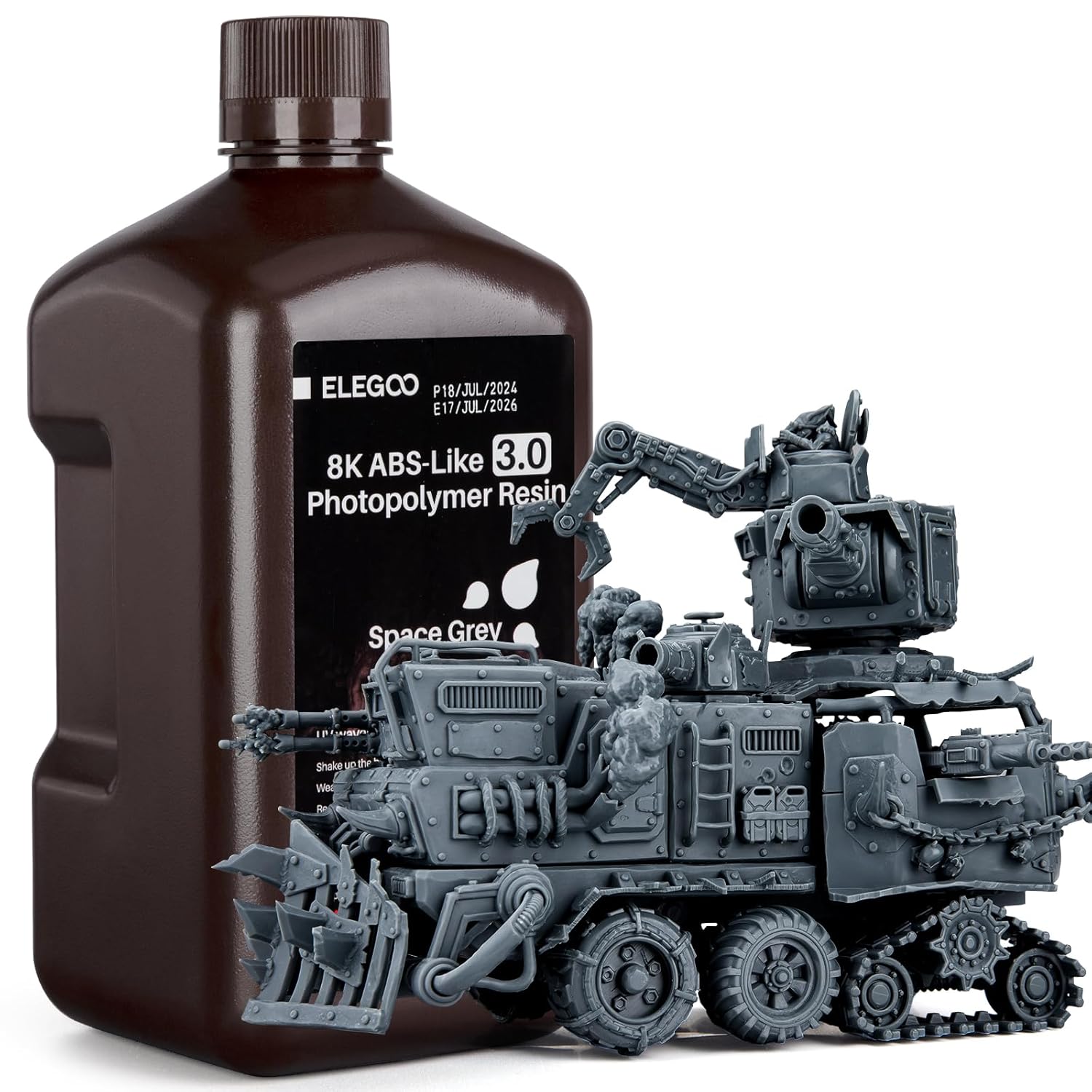 ELEGOO ABS-Like 8K 3D Printer Resin for High Precision Prints