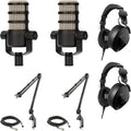 StreamEye Rode PodMic Dynamic Podcasting Microphone Pair - Complete