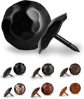 100 Pack 1.25 in Black Round Head Iron Clavos Decorative Nails