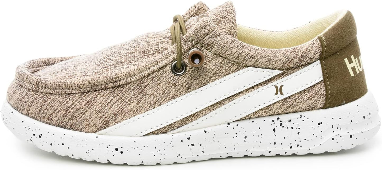 Hurley Kids Elastic Lace Loafers - Stylish Canvas Shoes