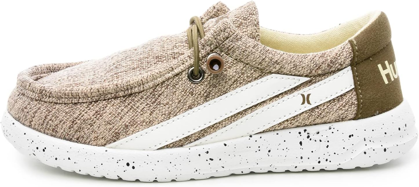 Hurley Kids Elastic Lace Loafers - Stylish Canvas Shoes