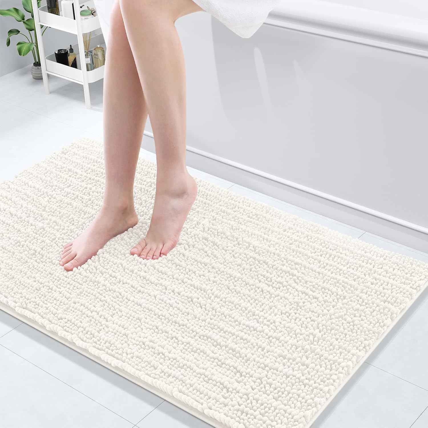 Arotive Luxury Chenille Bathroom Rug Mat for Ultimate Comfort
