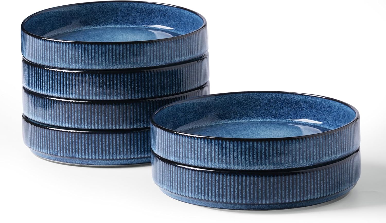 Famiware Star 7.5 in Pasta Bowls Set of 6 for Every Occasion