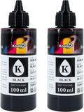 Koala Black Sublimation Ink Refill Bottles 200ML - Extra Black
