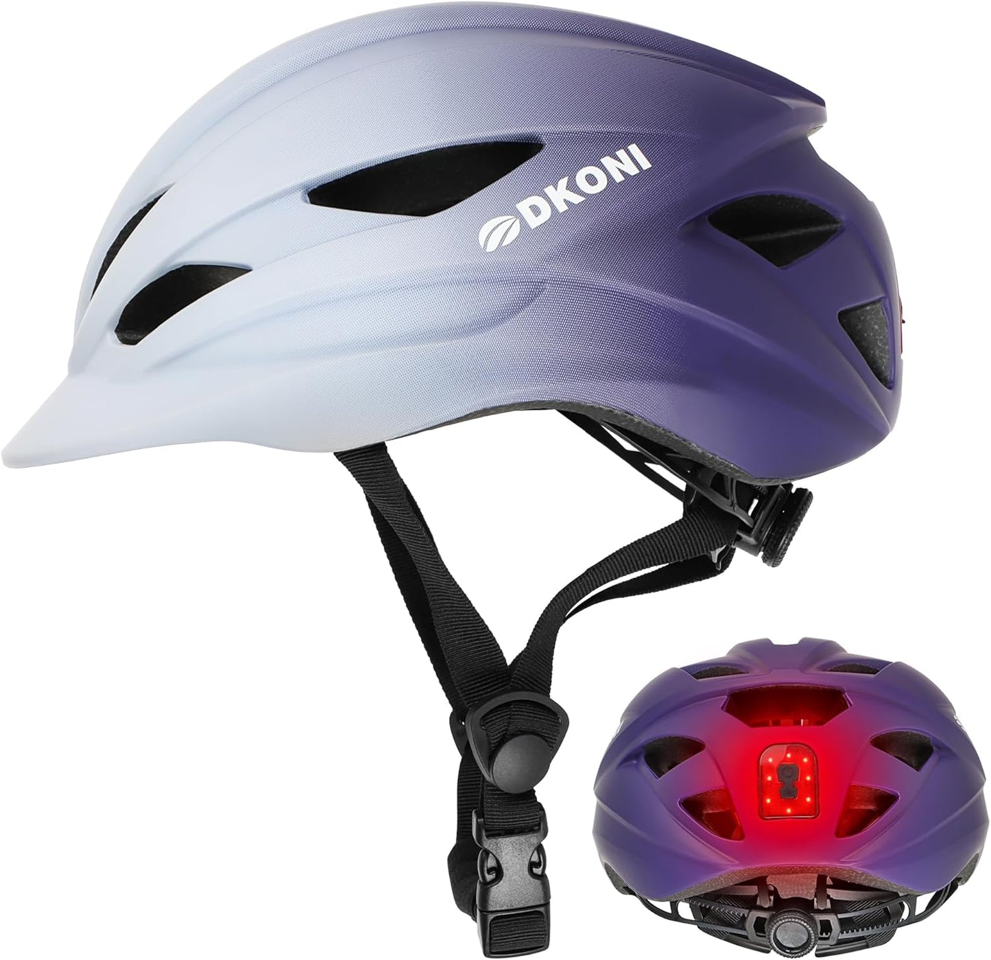 Bike Helmet Adult Urban with USB Charge Detachable Taillight
