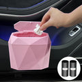Lsyomne Trash Can Bin with Lid - Pink Car & Home Organizer