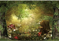 Fairy Tale Forest Wonderland Backdrops for Photography 10x8ft