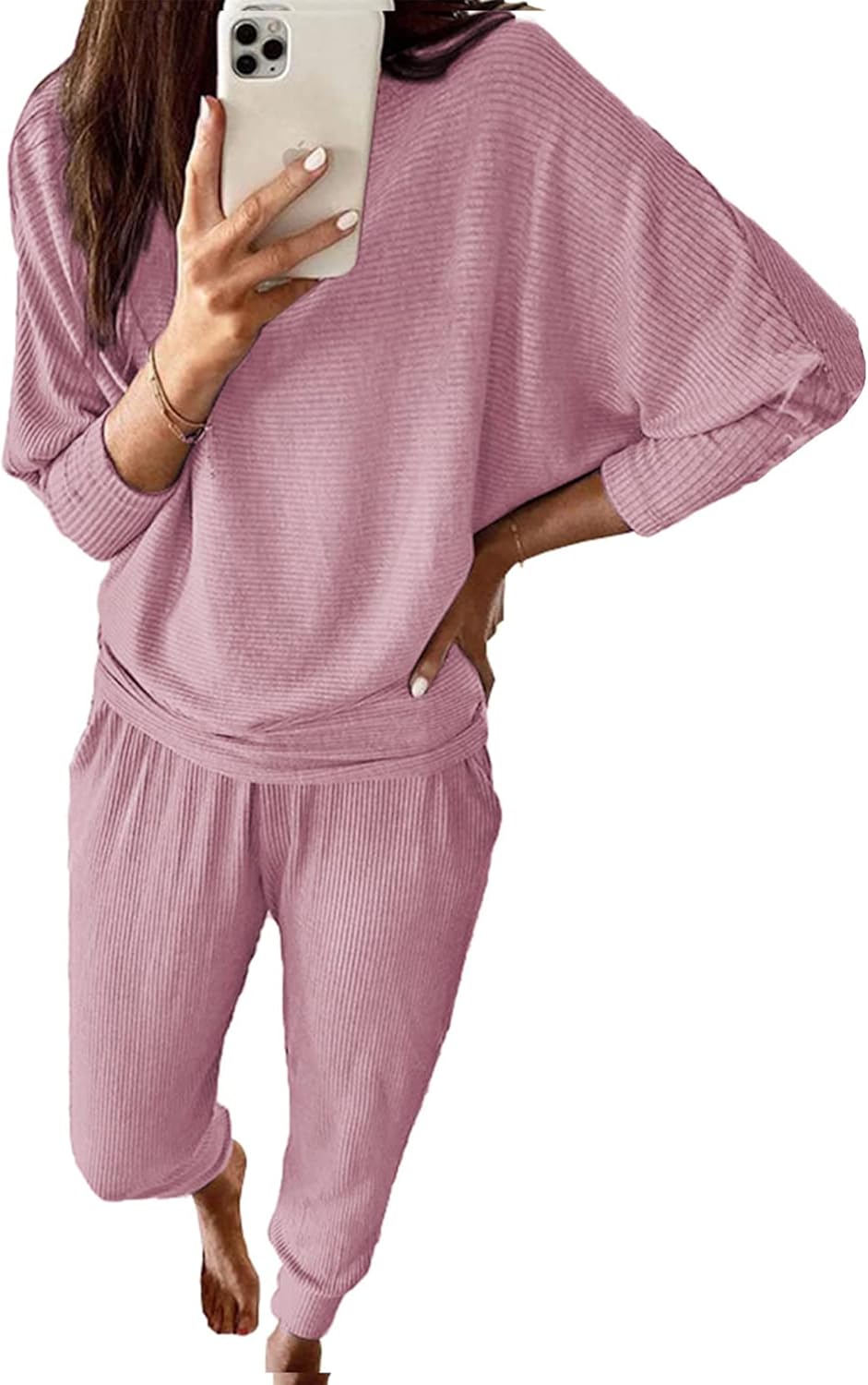 PRETTYGARDEN Women's Fall 2 Piece Lounge Set for Cozy Comfort